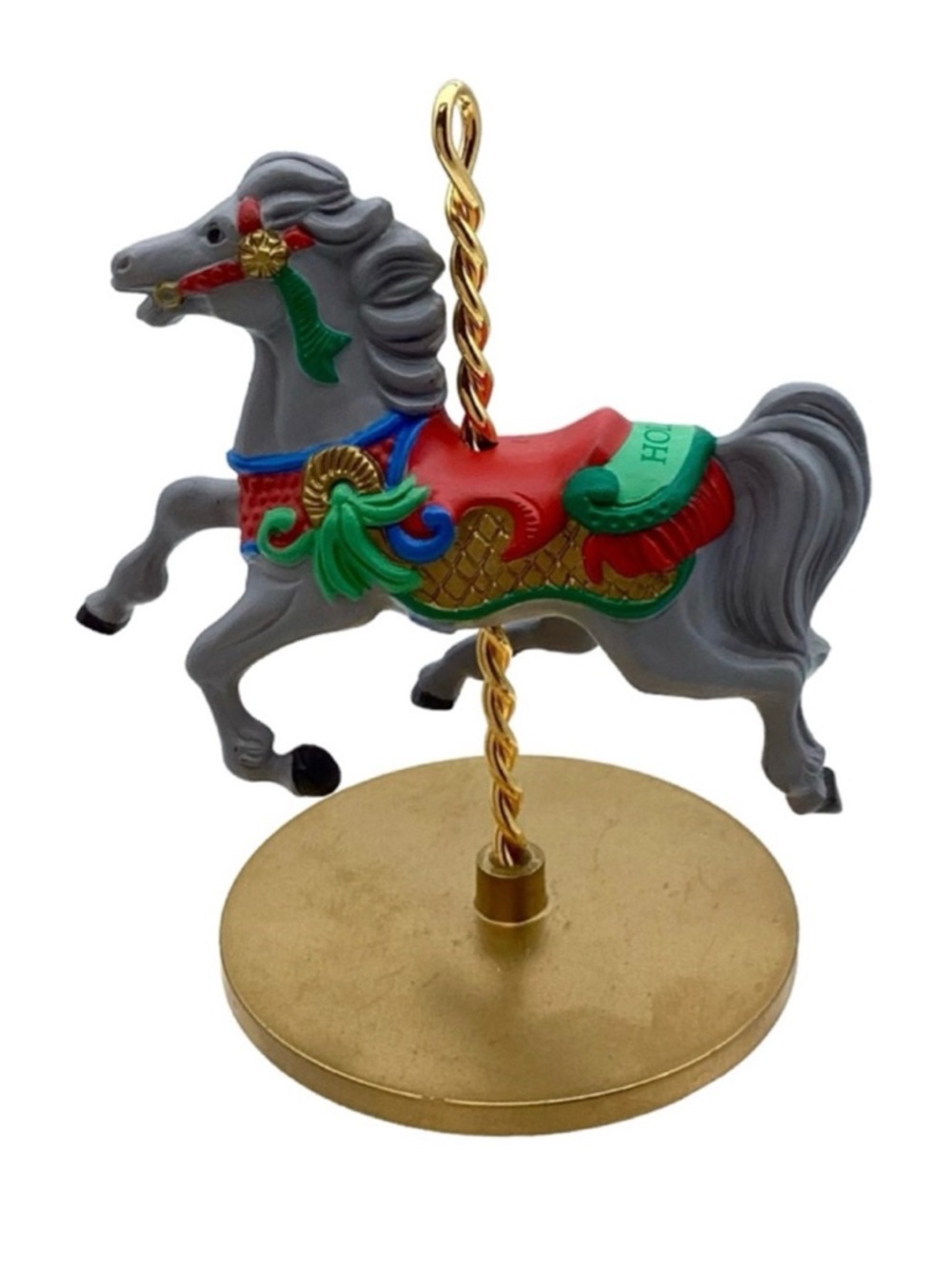 Hallmark 1989 Carousel Horse “Holly” Christmas Ornament